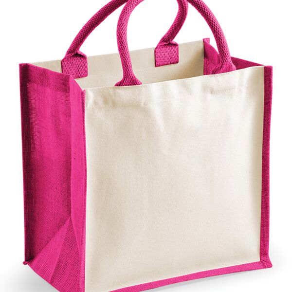 Westford Mill Printers Midi Jute Tote Bag Thumbnail